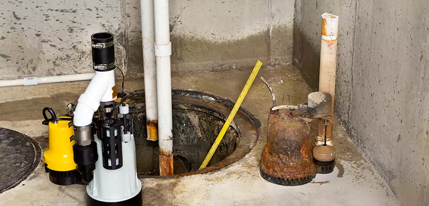Installing Sump Pump in Finished Basement in Vista, CA