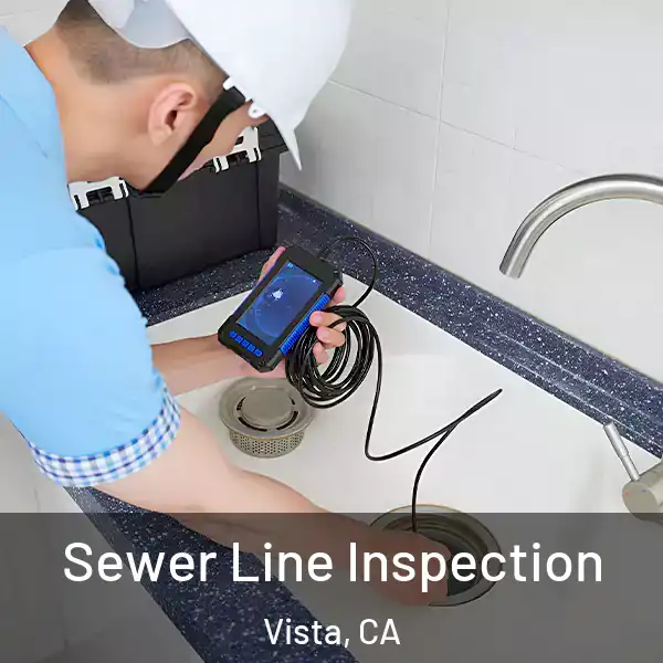  Sewer Line Inspection Vista, CA