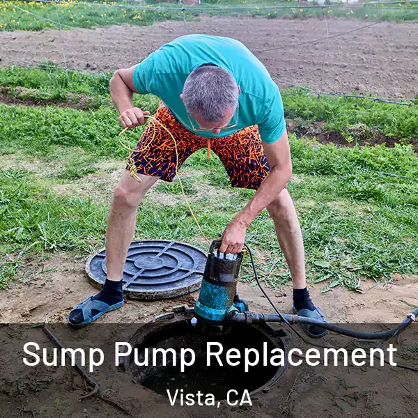  Sump Pump Replacement Vista, CA